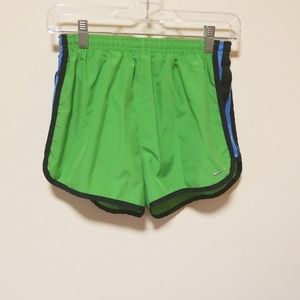 Nike dri-fit green shorts size S